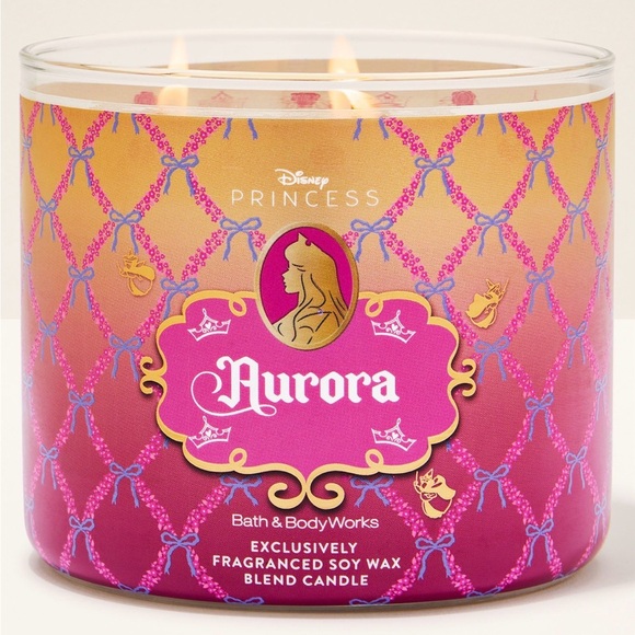 Bath & Body Works Disney Princess Aurora 3 Wink Candle - Picture 12 of 17
